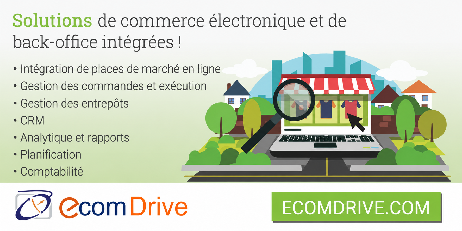 Integrated e-commerce and back-office solutions