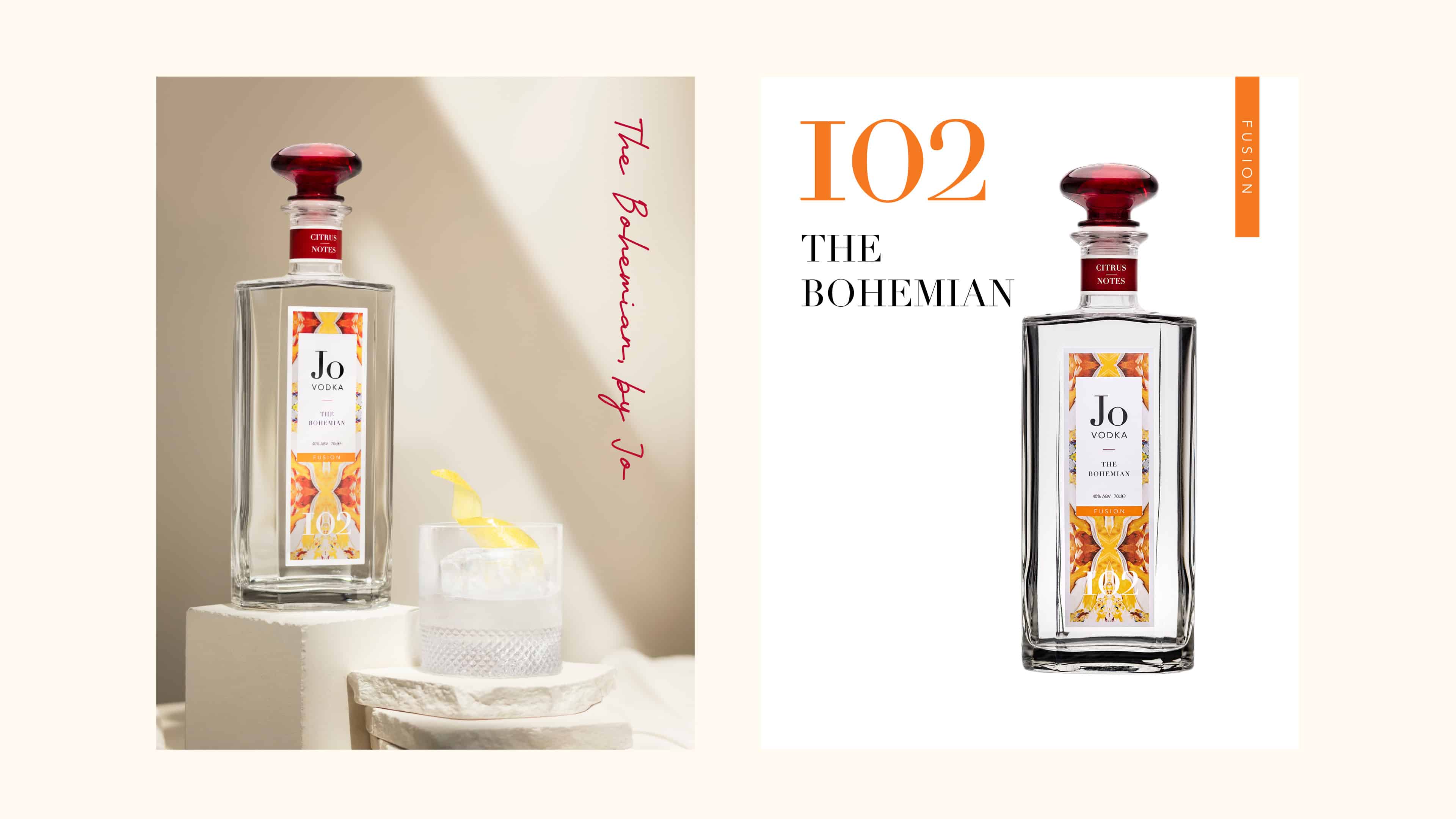 Jo Malone CBE, the English Scent Maverick, brings her famed creativity and storytelling to luxury vodka, fusing aroma and taste in a unique synaesthetic expression.