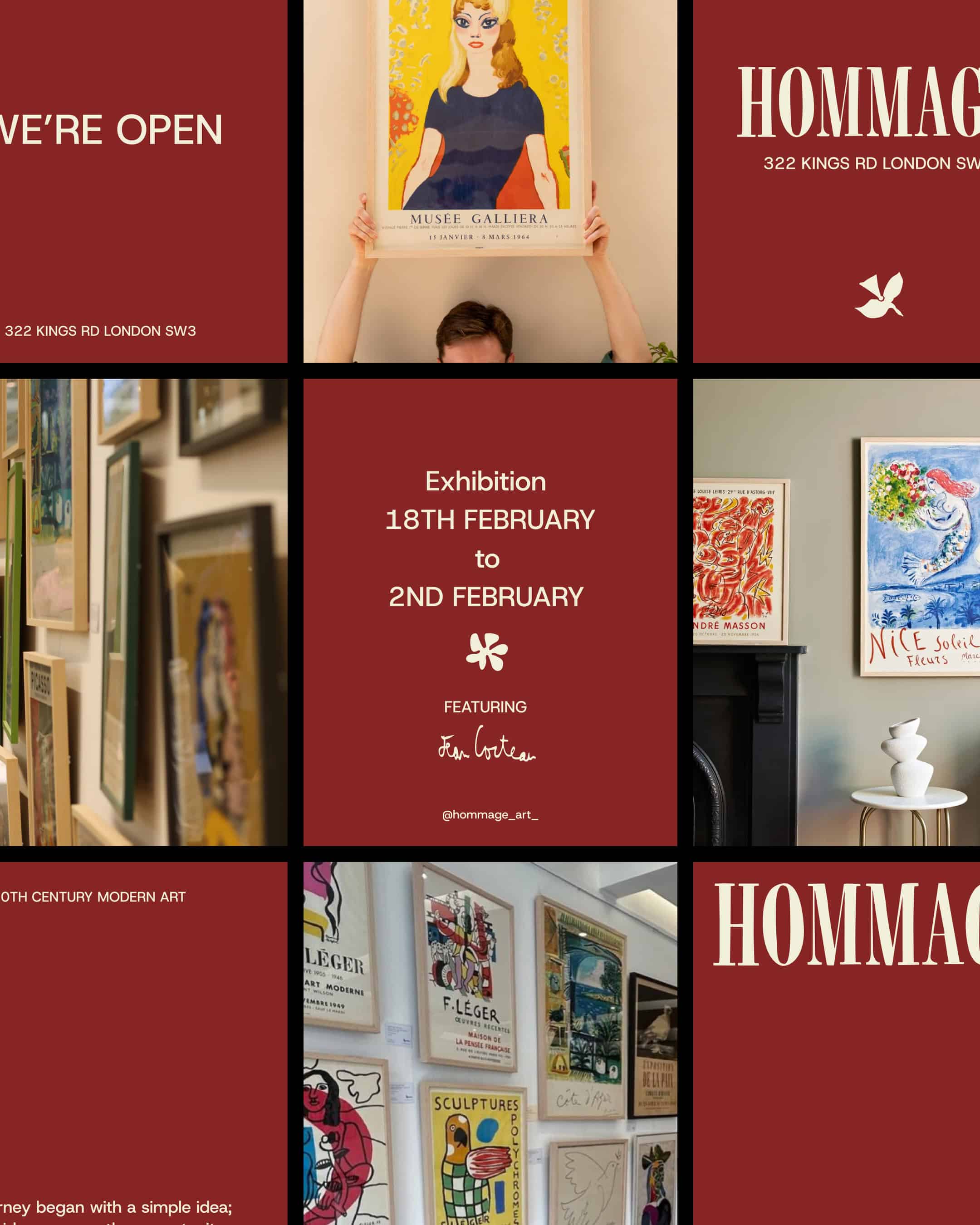 Compton Smith Interiors rebrand stationery – Elegant and sophisticated design elements reflecting the brand's refined identity.