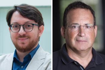 a two photo collage of Luca Carlone (left) and Eytan Modiano (right)