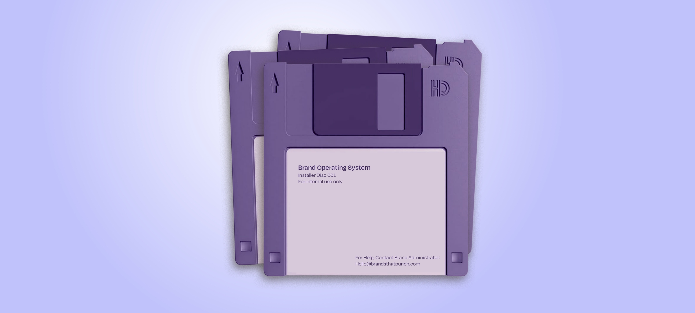 Brand Installer Disc - conceptually imagery