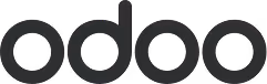The word 'odoo' in lowercase black letters on a white background.