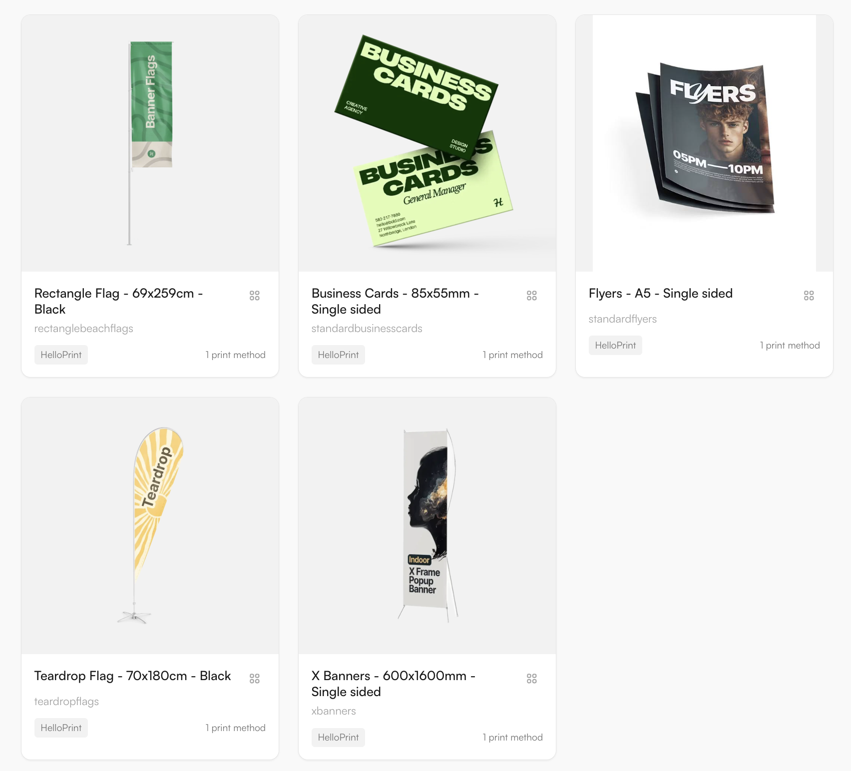 Supplier catalogue in the FastEditor Product Hub