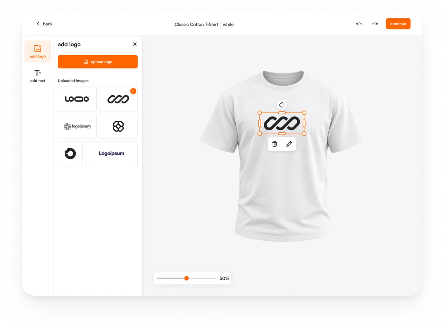 Editor running in your own brand