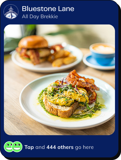 Bluestone Lane Claim card