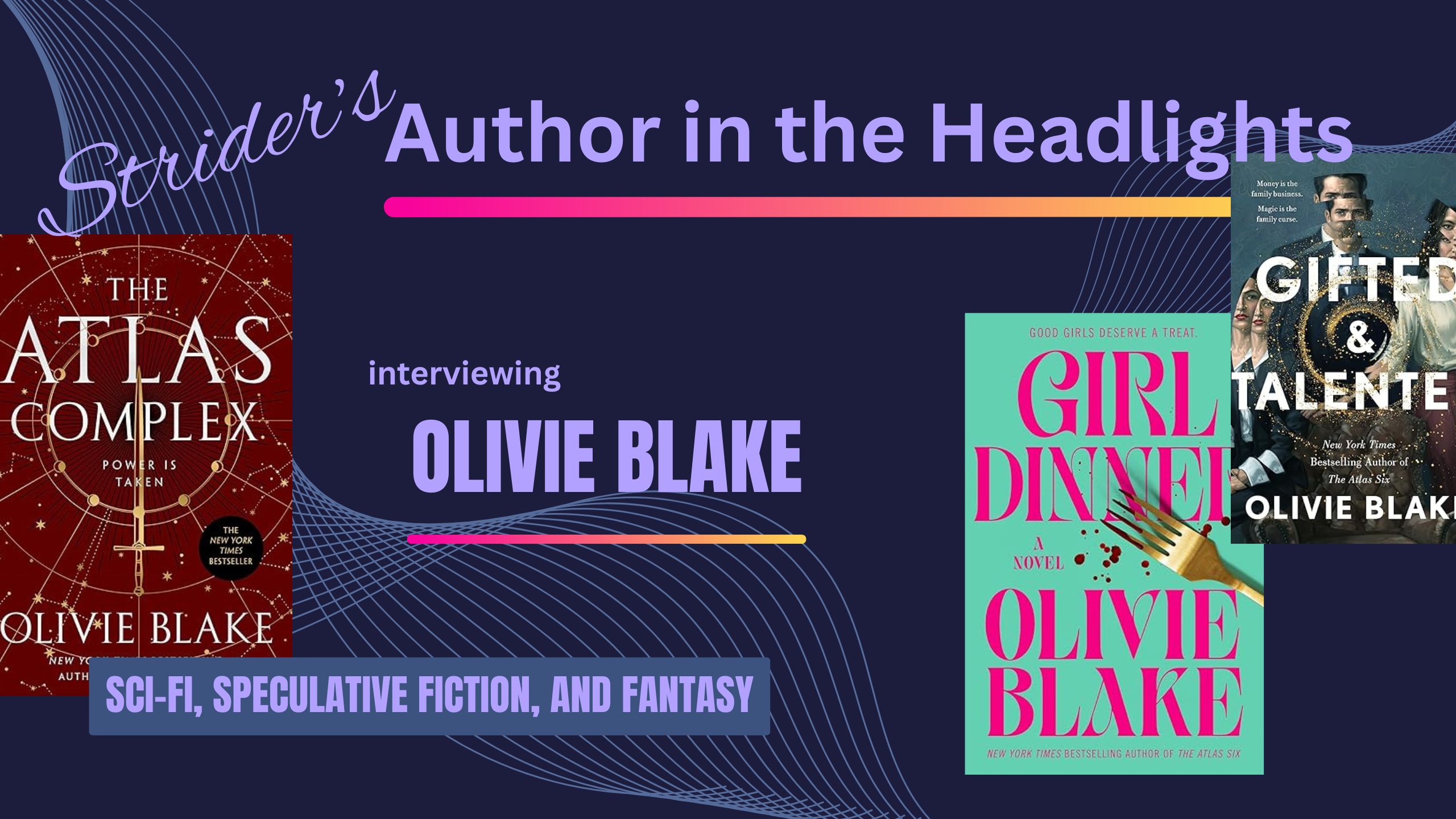 Picture describing Olive Blake's Sci-Fi and Speculative fiction books