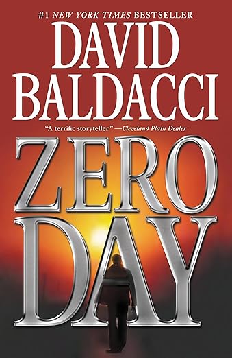 Cover of David Baldacci's Zero Day, sponsored by Author in the Headlights