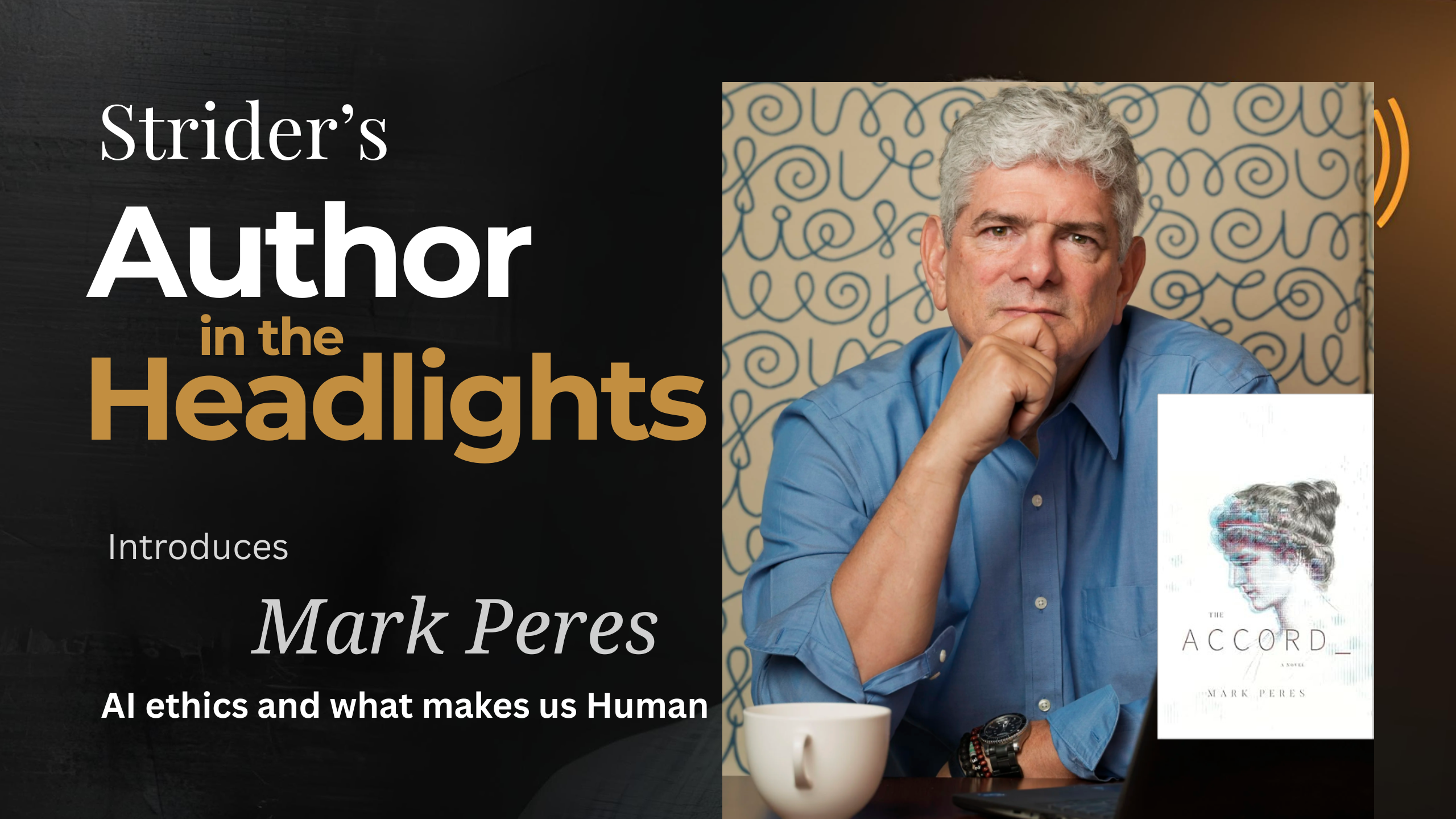 Banner of Author in the Headlights episode with Mark Peres