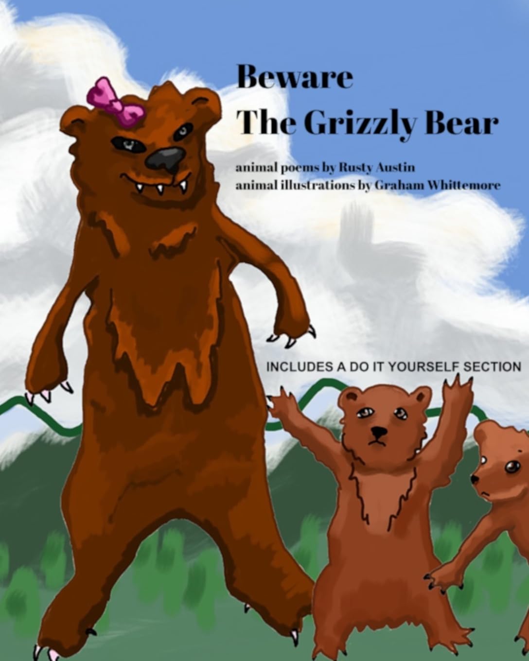 Author in the Headlights cover of Rusty Austins, Beware the Grizzly Beear