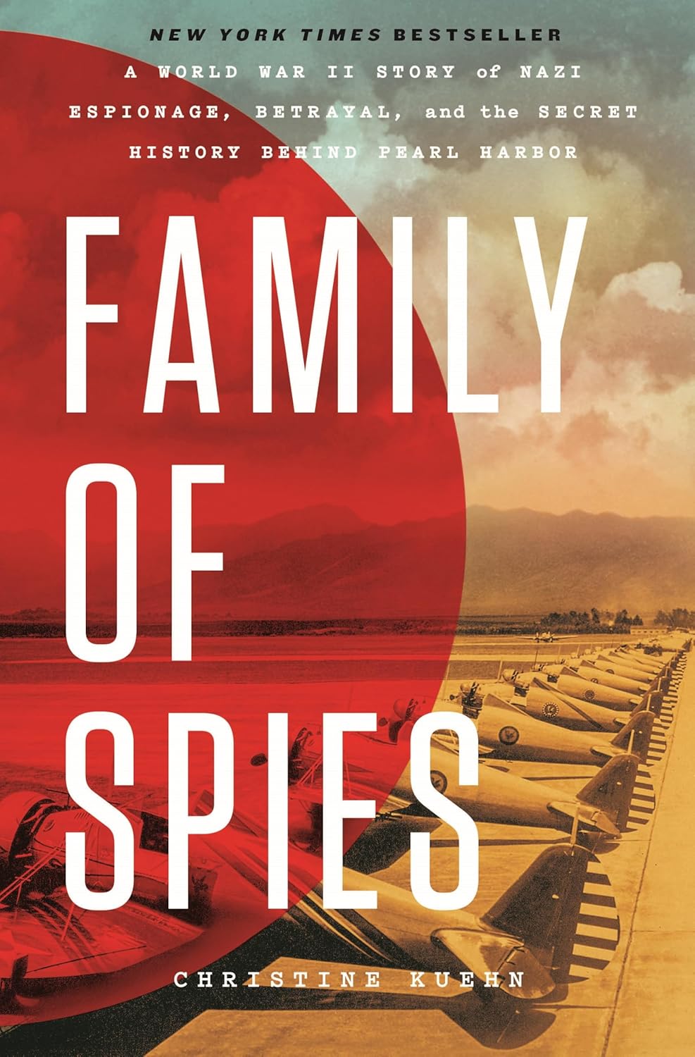 Author in the Headlights cover of Christine Kuen's book Family of Spies