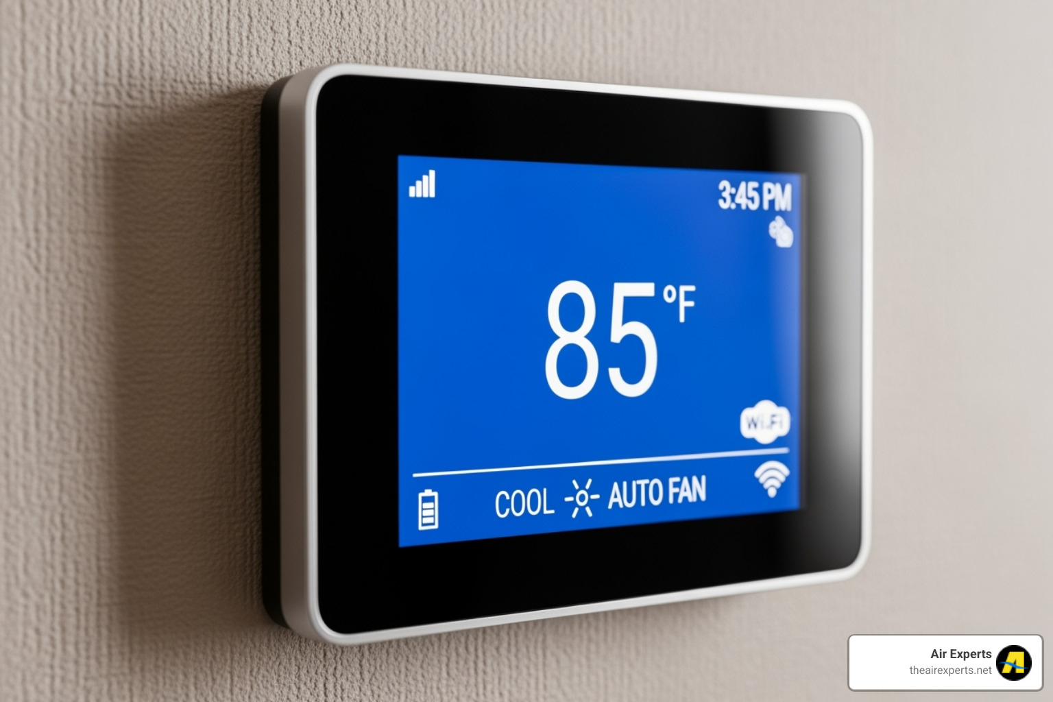 Thermostat reading high temperature - AC unit sizing guide