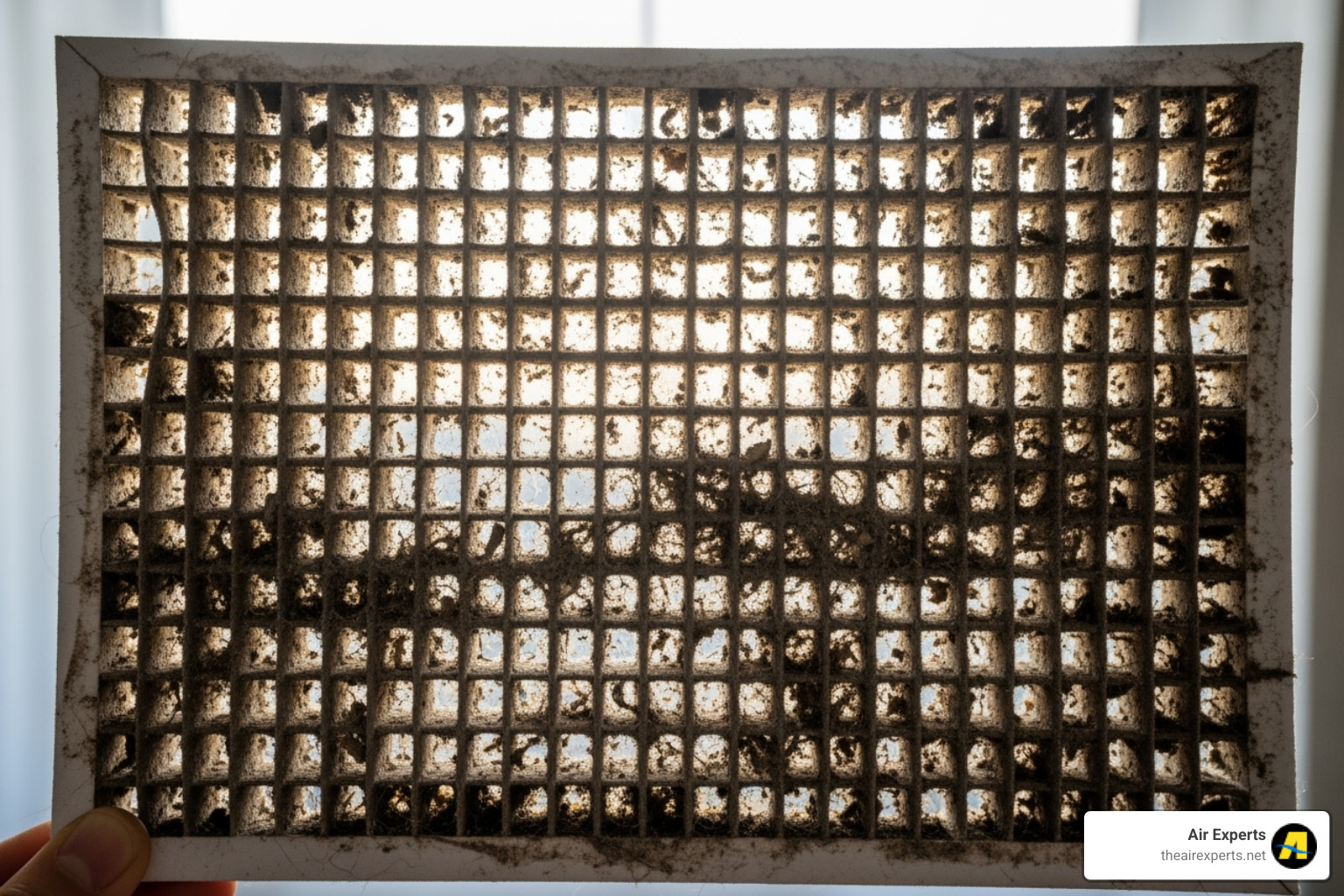 Dirty air filter - AC fan not working