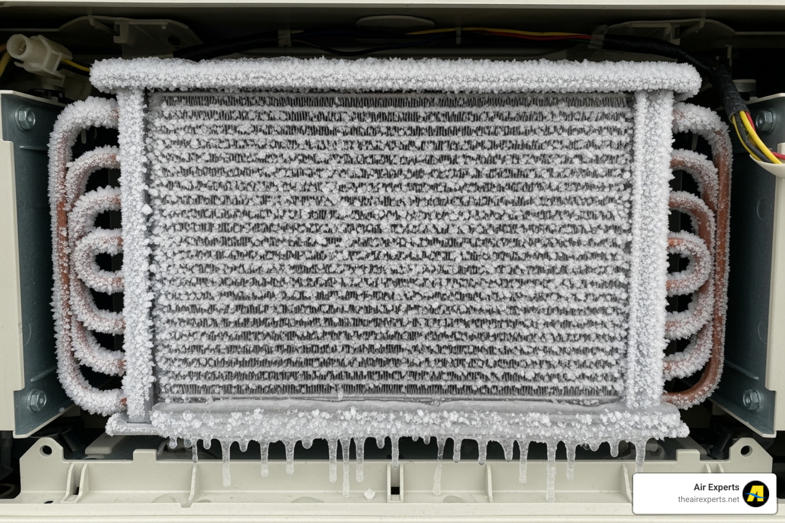 frozen evaporator coil - Mini split leaking water