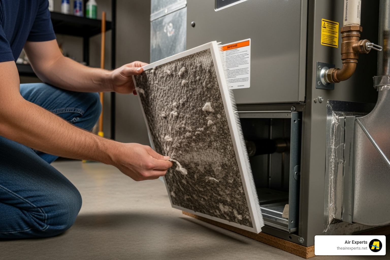 person replacing dirty HVAC air filter - HVAC system troubleshooting guide person replacing dirty HVAC air filter - HVAC system troubleshooting guide