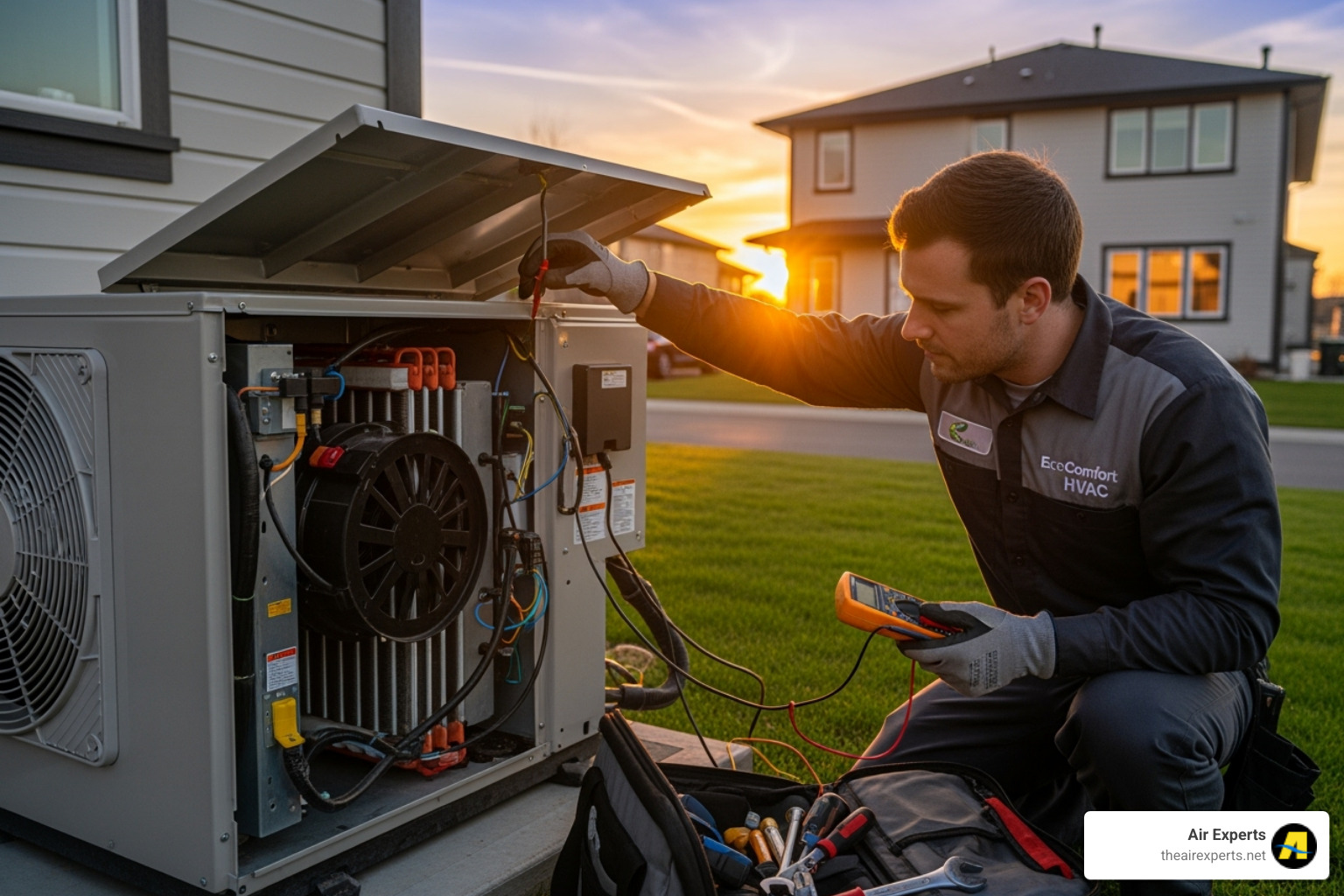 a person looking at a high utility bill with concern - heat pump service a person looking at a high utility bill with concern - heat pump service