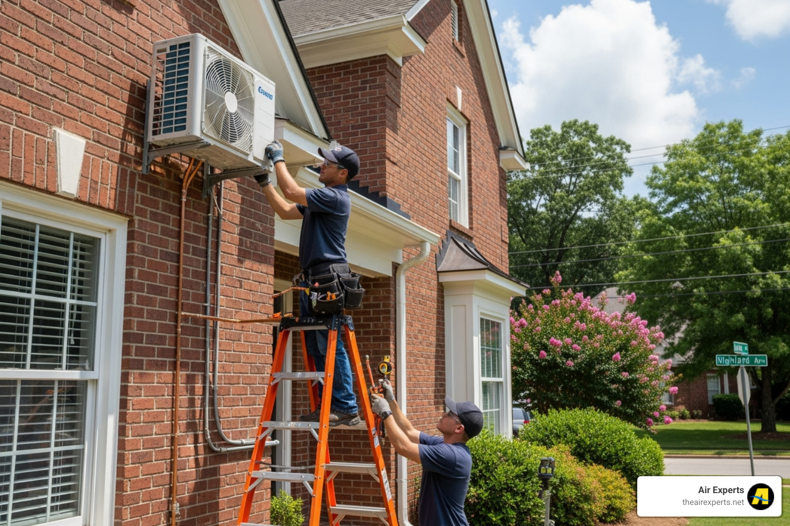home floor plan with temperature zones - Mini split installation Birmingham