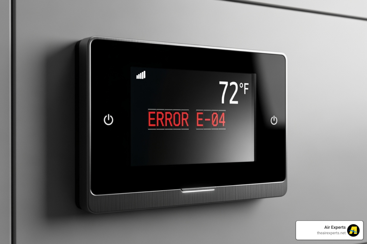 image of a digital thermostat displaying an error code - licensed commercial hvac contractors trussville al image of a digital thermostat displaying an error code - licensed commercial hvac contractors trussville al