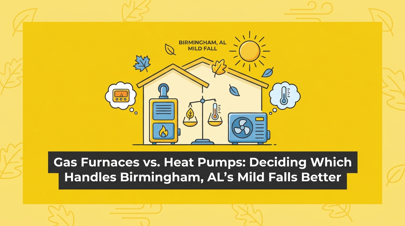 Gas Furnaces vs. Heat Pumps: Deciding Which Handles Birmingham, AL's Mild Falls Better — featured image