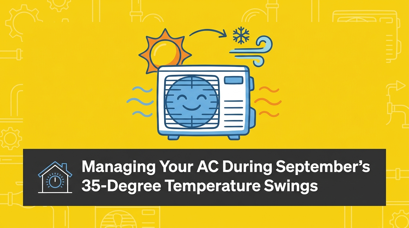Managing Your AC During September's 35-Degree Temperature Swings — featured image