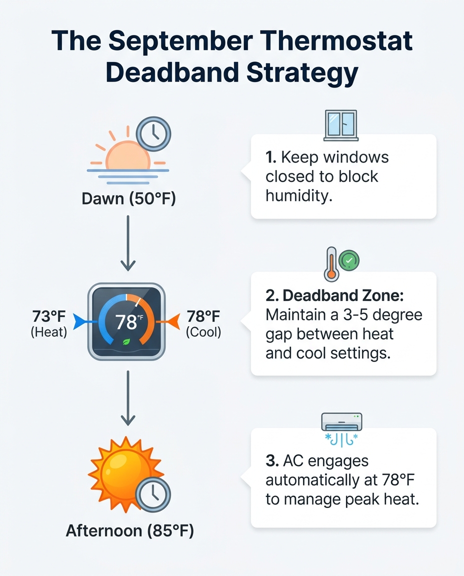 The September Thermostat Deadband Strategy