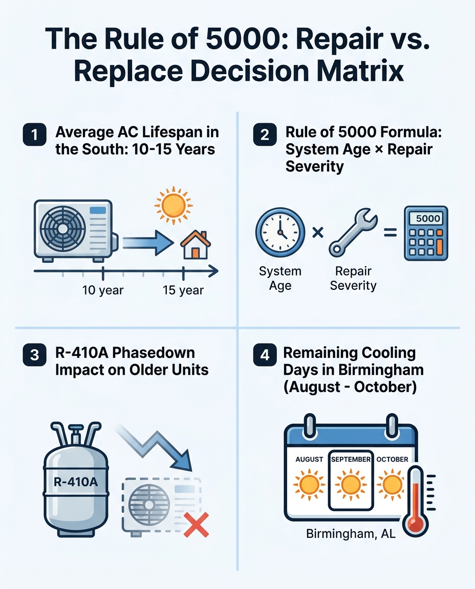 The Rule of 5000: Repair vs. Replace Decision Matrix