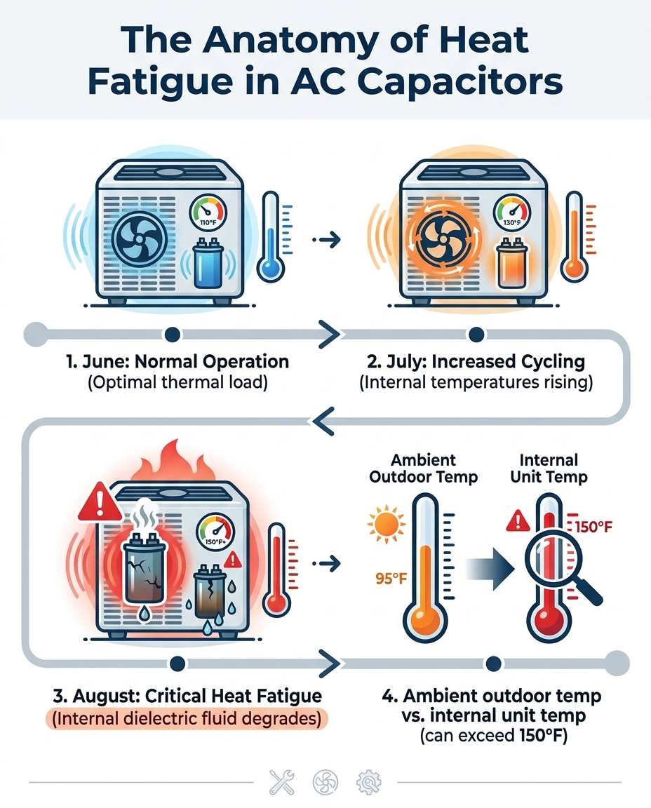 The Anatomy of Heat Fatigue in AC Capacitors
