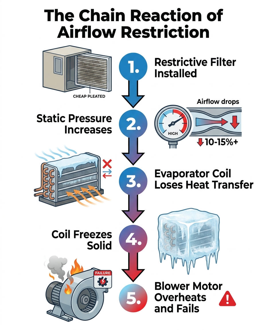 The Chain Reaction of Airflow Restriction