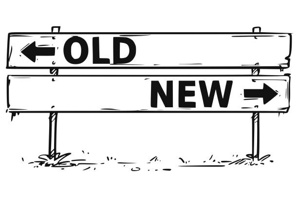 320+ Old Way New Way Stock Illustrations, Royalty-Free Vector Graphics &  Clip Art - iStock | Change, New way, Old and new
