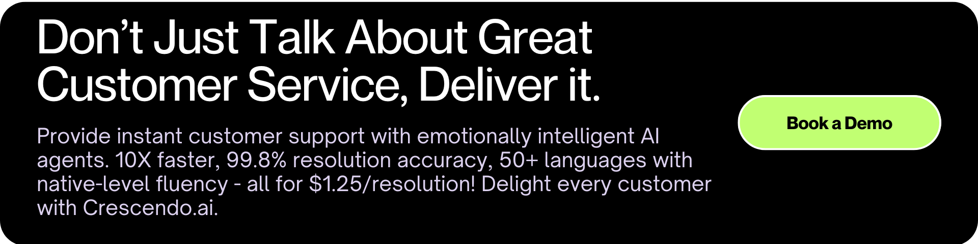 Customer Service Philosophy example