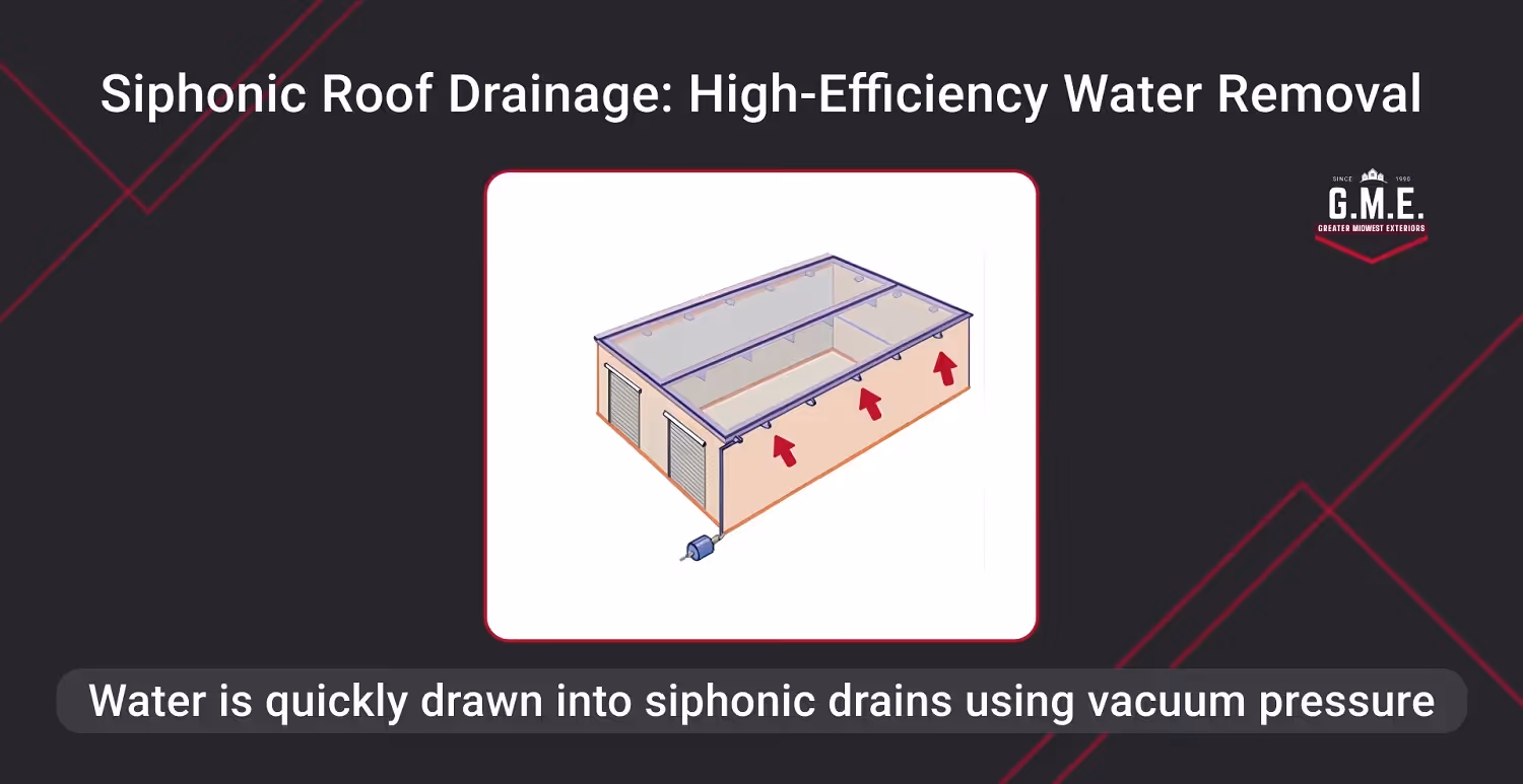 Siphonic roof drainage: high-efficiency water removal