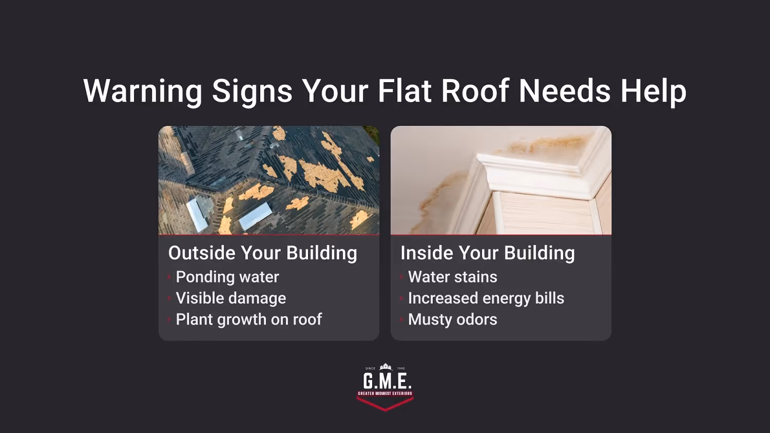 Flat Roof Damage Warning Signs Checklist for Chicago Buildings