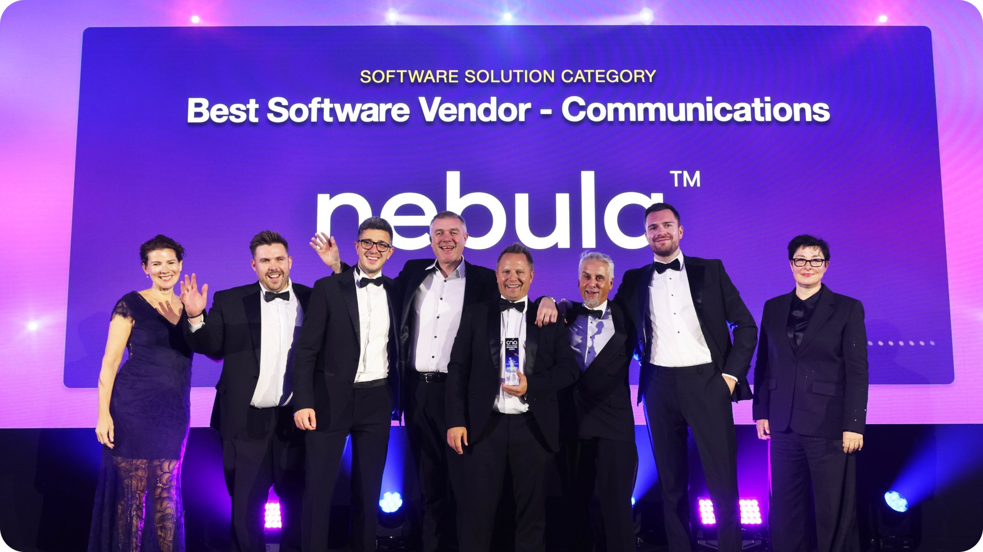 Nebula wins Best Software Vendor – Communications at the CNA Awards 2026