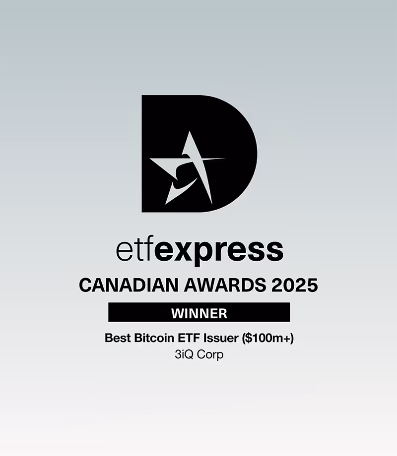 3iQ Corp. win etfexpress Canadian awards 2025 as best Bitcoin ETF Issuer ($100M+)