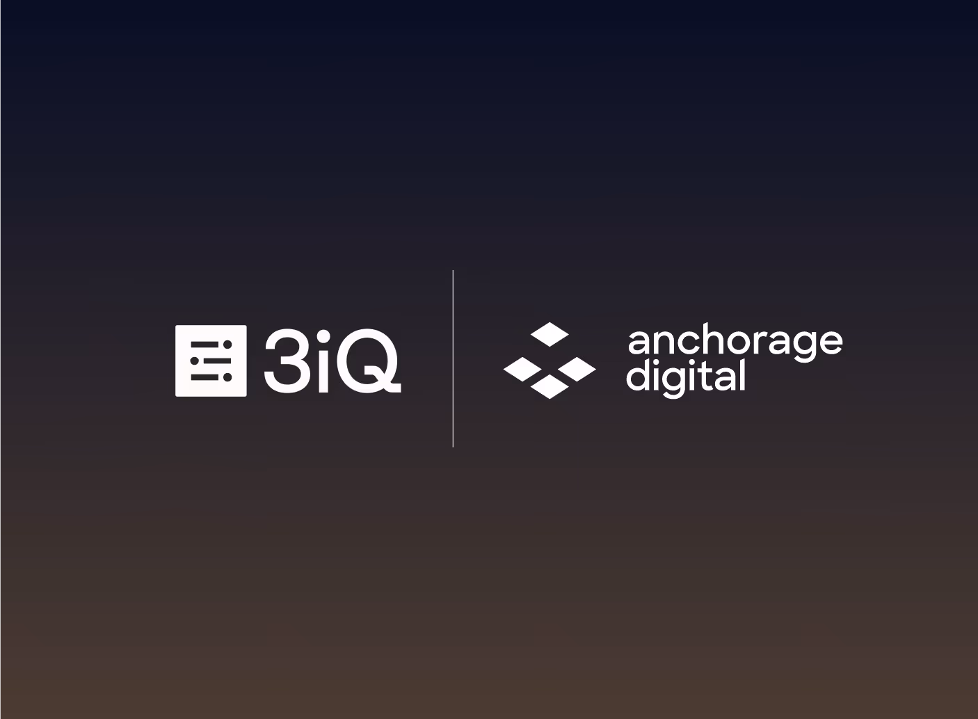 Anchorage Digital Selected by 3iQ as Infrastructure and Custody Partner for Digital Asset Investment Platform 