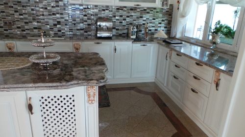 Blat de bucatarie din marmura