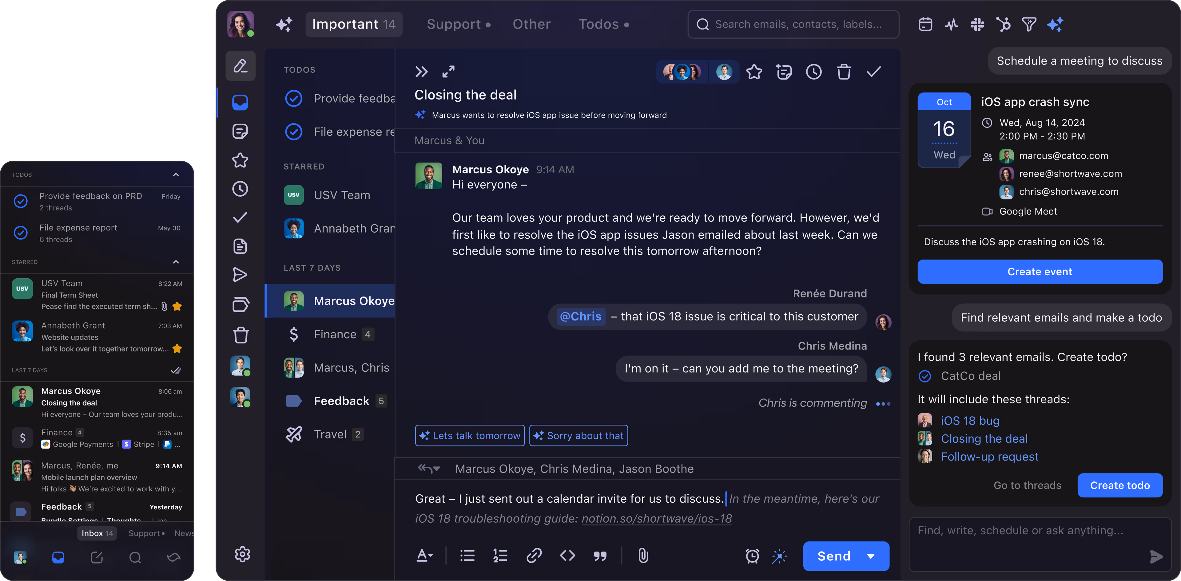 Shortwave AI email client