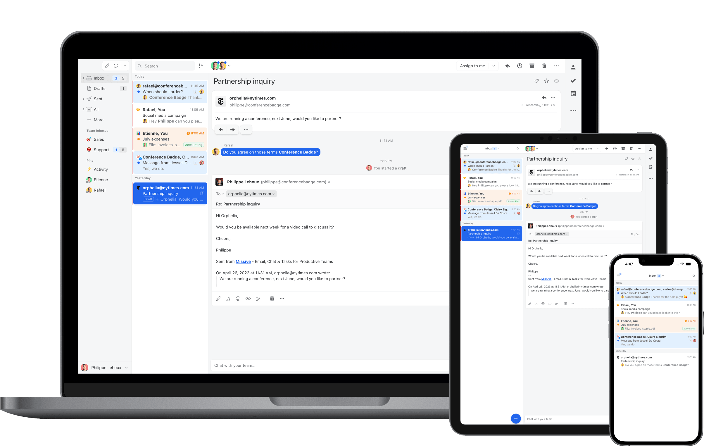 Missive on all your devices