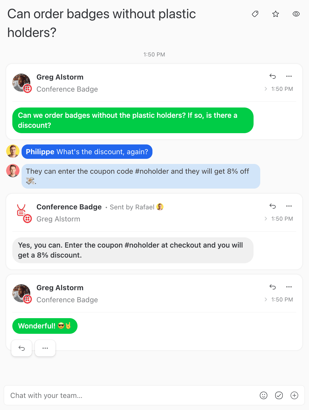 SMS via Twilio in Missive
