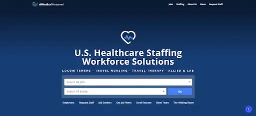 All Medical Personnel U.S. healthcare staffing and workforce solutions site.