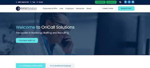 Radiology staffing and recruiting experts for hospitals and clinics.