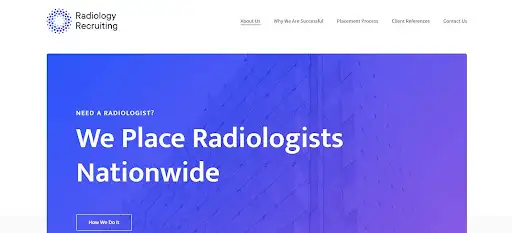 Nationwide placement services for radiologists and imaging experts.