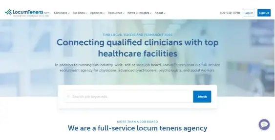 LocumTenens.com connecting healthcare facilities with interventional radiology locum tenens staff.