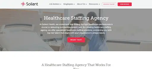 Healthcare staffing agency providing specialized staffing services for providers.