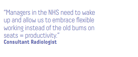 A quote from a Consultant Radiologist regarding radiologists' burnout in NHS
