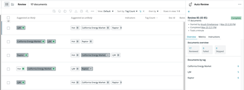 Screenshot of data management controls in DISCO