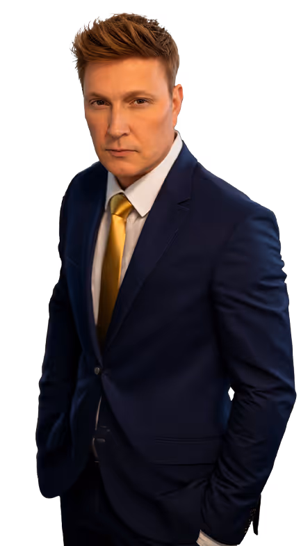 A full body image of Alan Johnson