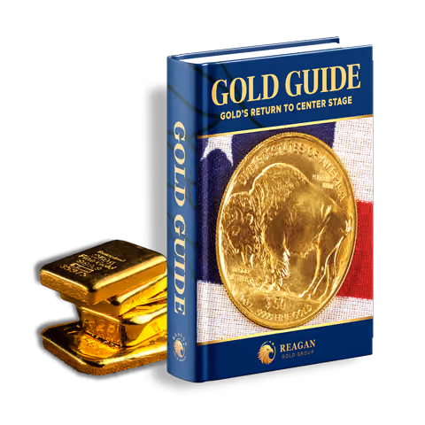 Gold Guide resting on Gold Bullion