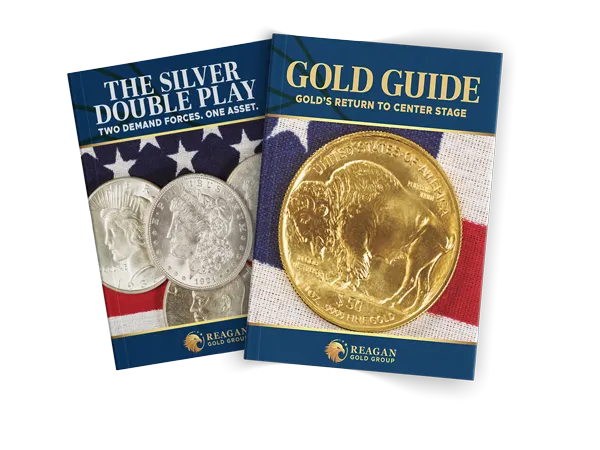 Hardcover Gold and Silver Guides fan out