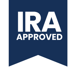 Blue IRA Approved Seal