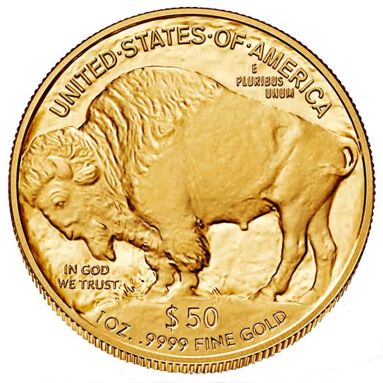 1 oz American Gold Buffalo reverse